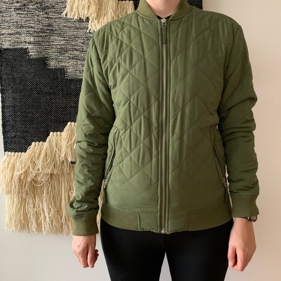 Urban Outfitters Jackets & Blazers - Last Chance! Olive Green Bomber Jacket